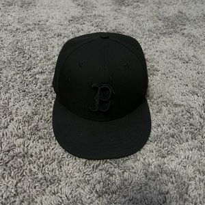Boston Red Sox Black on Black MLB 59Fifty Fitted Cap